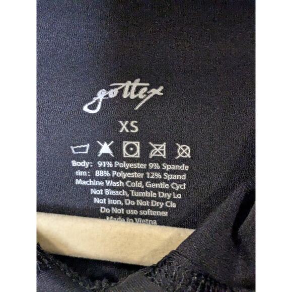 Gottex Peach Skin Lightweight Moisture Wicking Hoodie Womens Size XS Black - Picture 3 of 9